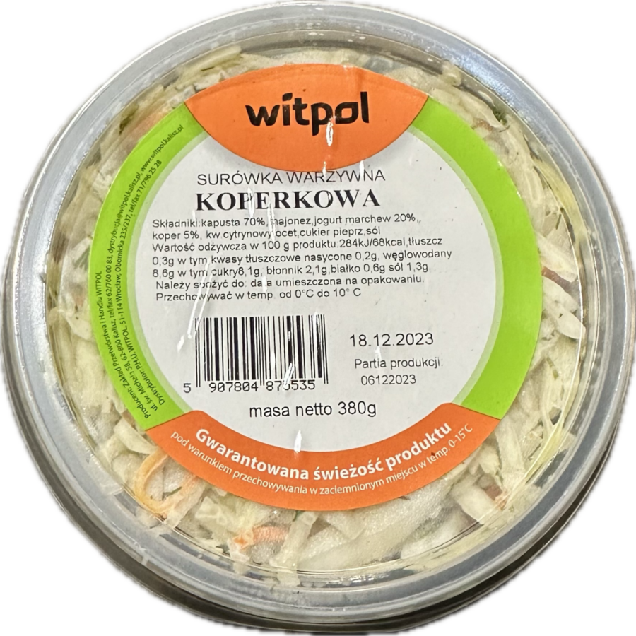 Surówka koperkowa