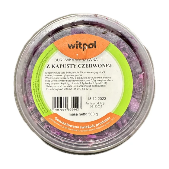 Surówka z czerwonej kapusty