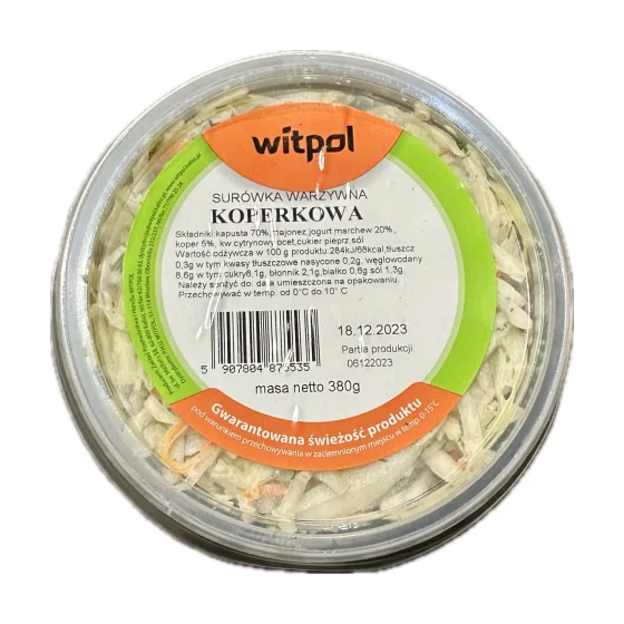 Surówka koperkowa