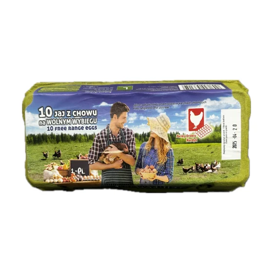 Jajka świeże L wolny wybieg 10 szt. Jaja z chowu na wolnym wybiegu klasa A.